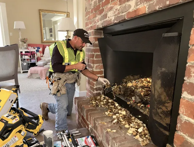 Safe screening installation by Chino Chimney Sweep in Chino, CA