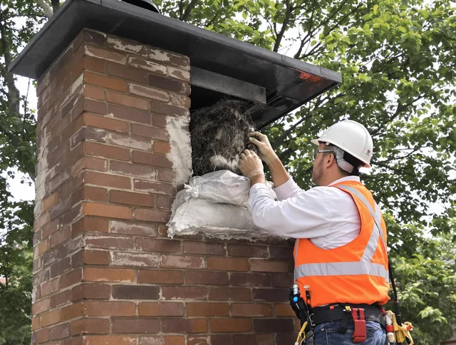 Humane removal of debris and animals by Chino Chimney Sweep in Chino, CA