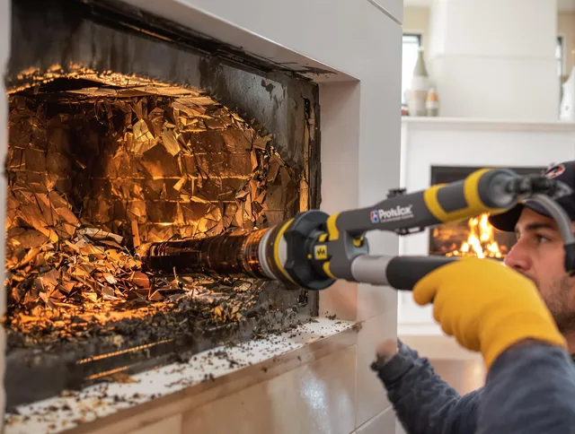 Professional chimney cleaning by Chino Chimney Sweep in Chino, CA