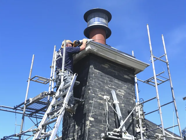 Sturdy chimney crown finished by Chino Chimney Sweep in Chino, CA