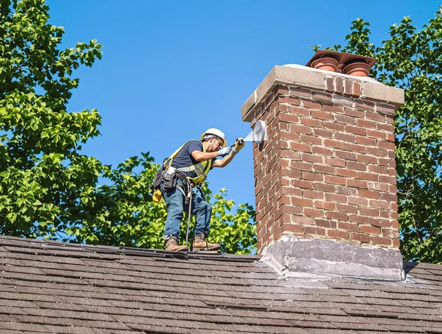 Chino Chimney Sweep performing an inspection with advanced tools in Chino, CA
