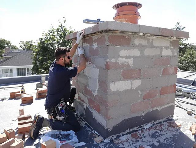 Advanced chimney repair process by Chino Chimney Sweep in Chino, CA