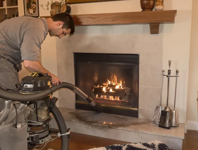Routine fireplace upkeep by Chino Chimney Sweep in Chino, CA